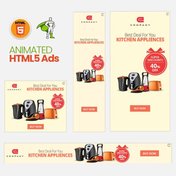 Electronic Product Promotion HTML5 Banner